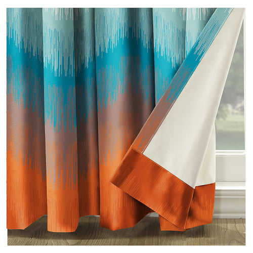 Casableu Kudo Polyester Eyelets (Steel) Blackout Curtains with Tie Back, Bedroom Living Room