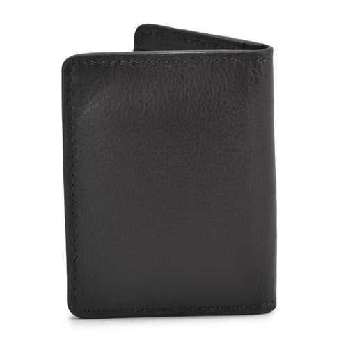 Plush Grain Card Holder, Durable Brown Leather, Stylish and Functional, Ideal for Everyday Use (Brown)