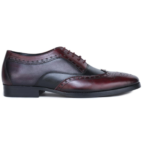 Bemer-X, Quarter Brouge Oxford, Premium Leather, Cushioned Footbed, Breathable Lining, Goodyear Welted, Brogue Pattern, Hand-Finished Burnish