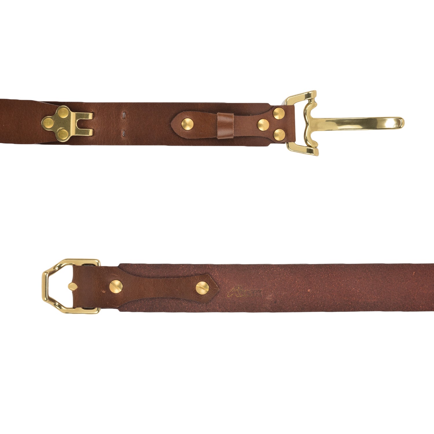 Littleton Cavalry Leather Belt, Premium Quality Leather, Stylish and Comfortable, Perfect for Everyday Use