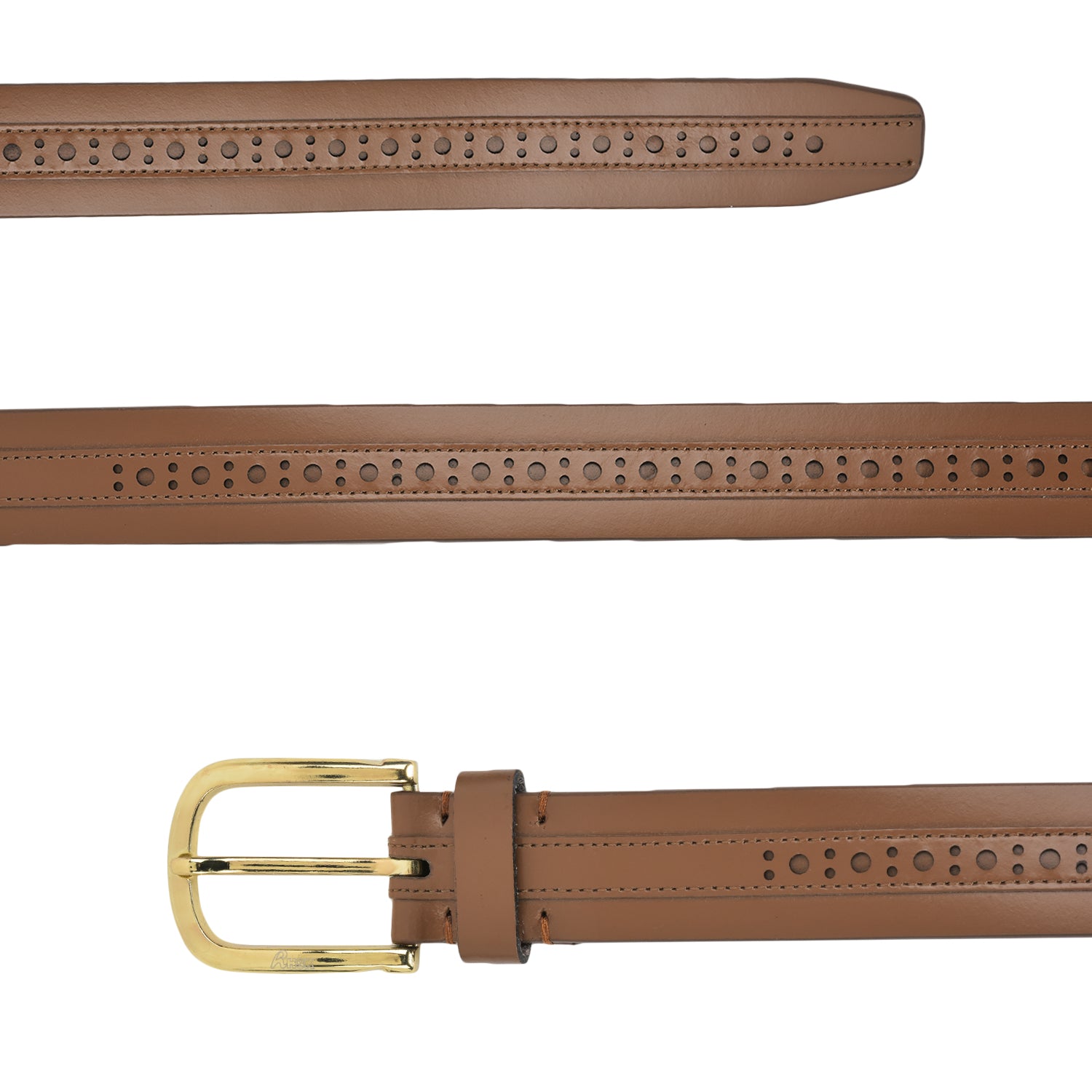 Menâ€™s Leather Belt with Metallic Buckle, Elegant Leather Design, Perfect for Daily Wear and Special Occasions