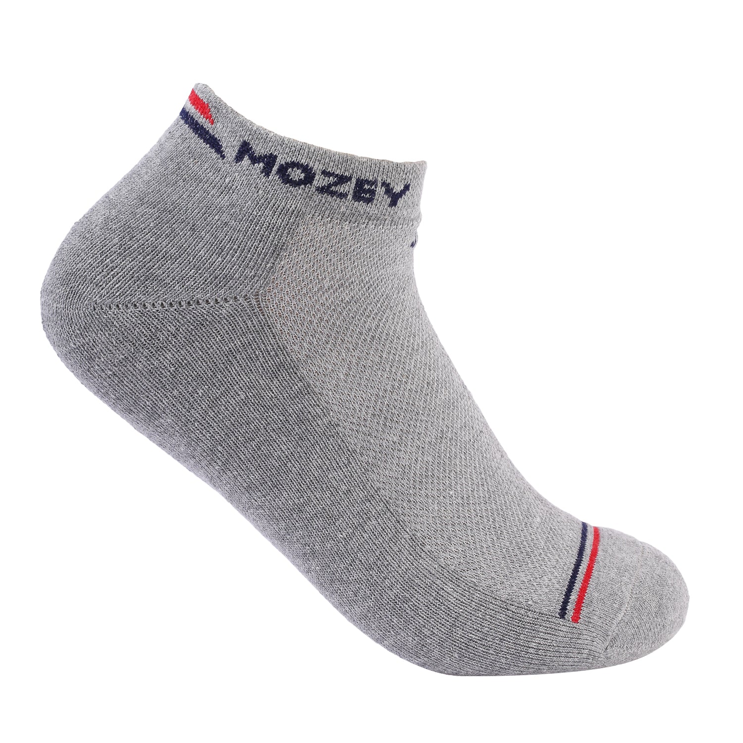 Ankle All-Day Comfort Unisex Socks, Premium Cotton Blend, All-Day Comfort, Versatile Design, Ideal for Gym & Daily Wear (Grey Melange)