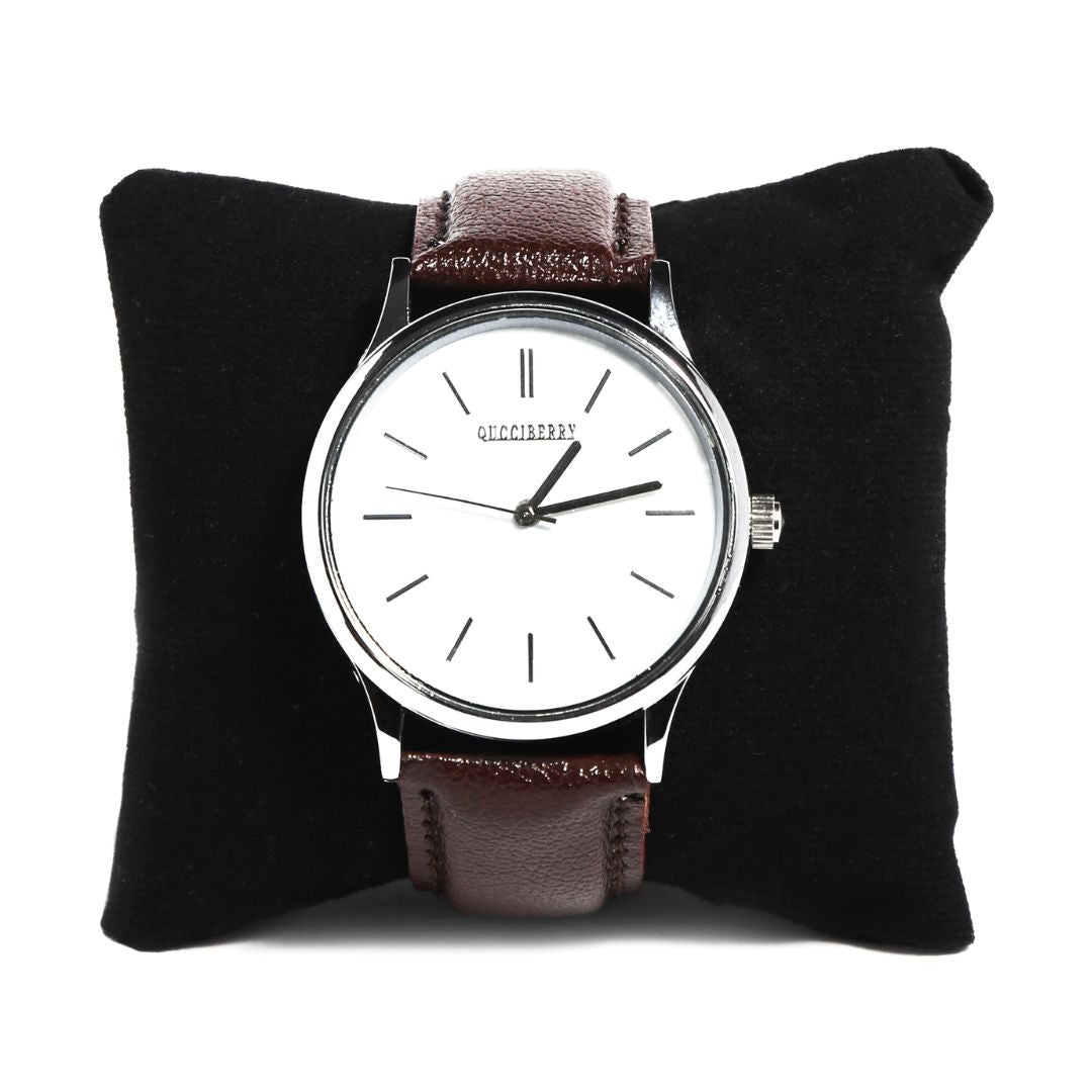 Brown Watch – Classic Analog Design, Steel Strap, Perfect for Weddings or Casual Wear, Brown