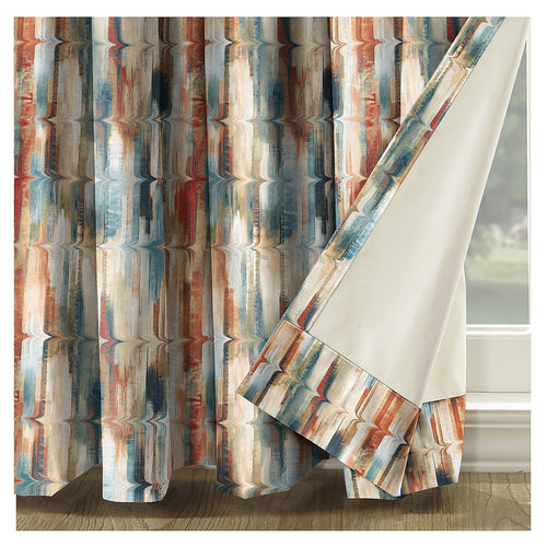 Casableu Lima Polyester Eyelets (Steel) Blackout Curtains with Tie Back, Bedroom Living Room