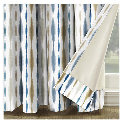 Casableu Silo Polyester Eyelets (Steel) Blackout Curtains with Tie Back, Bedroom Living Room