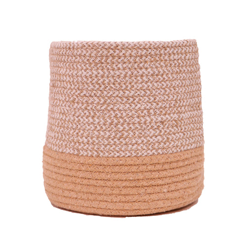 Dual Tone Jute Baskets - Set of 3