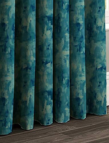 Casableu Eden Polyester Eyelets (Steel) Blackout Curtains with Tie Back, Bedroom Living Room