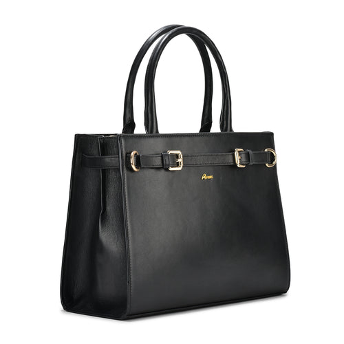 Marsella Real Leather Tote Bag, Premium Grain Leather, Spacious Compartments, Secure Zips, Versatile for Casual and Formal Use