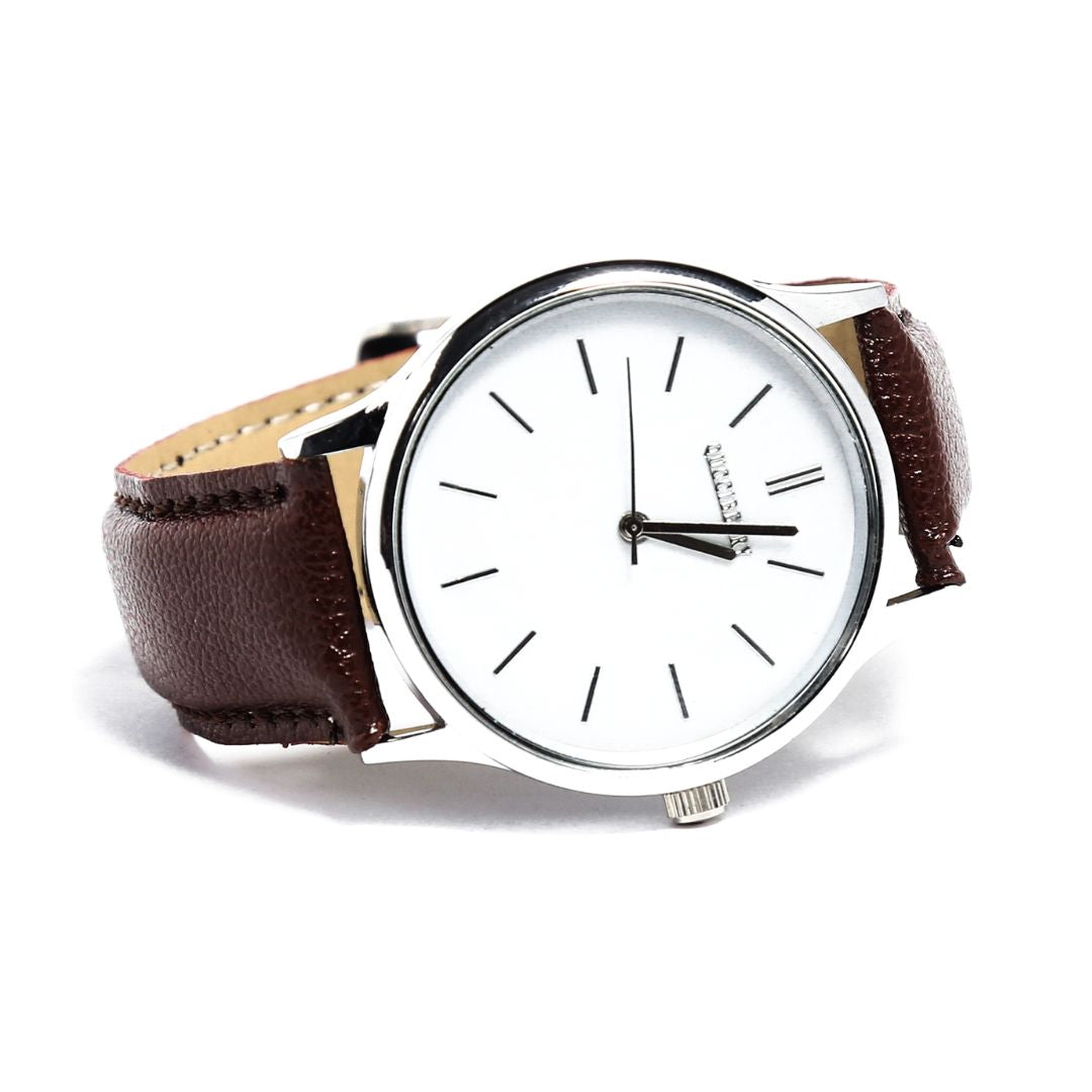 Brown Watch – Classic Analog Design, Steel Strap, Perfect for Weddings or Casual Wear, Brown