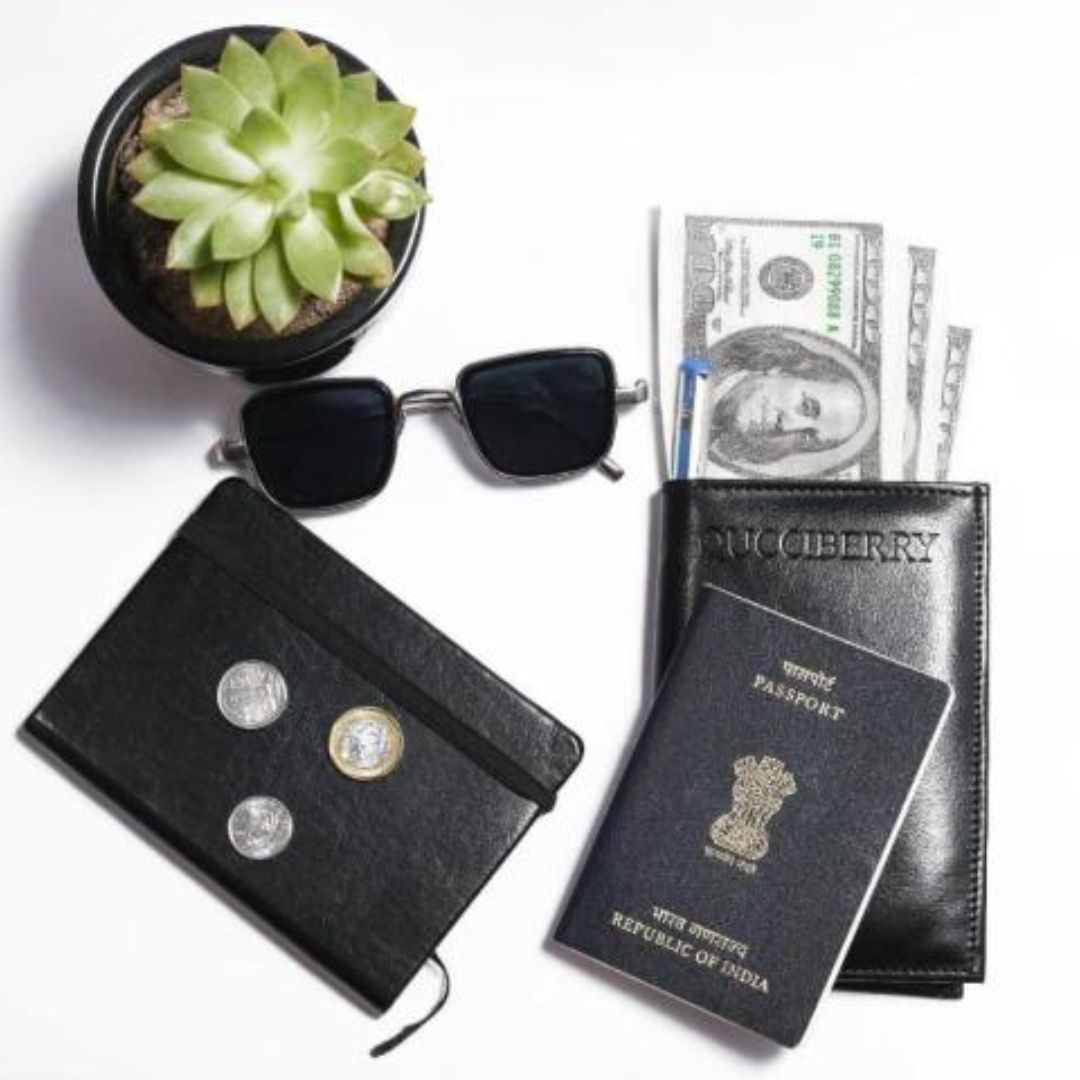 Document Wallet – Water-Resistant, Multi-Compartment, Stylish Passport and Card Holder, Perfect for Travel