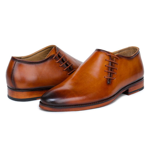 Side Lace-Up Wholecut Oxfords In, Flexible Outsole, Goodyear Welted, Handcrafted Detailing, Durable Construction, Classic Style