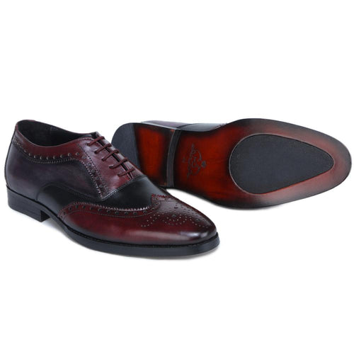 Bemer-X, Quarter Brouge Oxford, Premium Leather, Cushioned Footbed, Breathable Lining, Goodyear Welted, Brogue Pattern, Hand-Finished Burnish