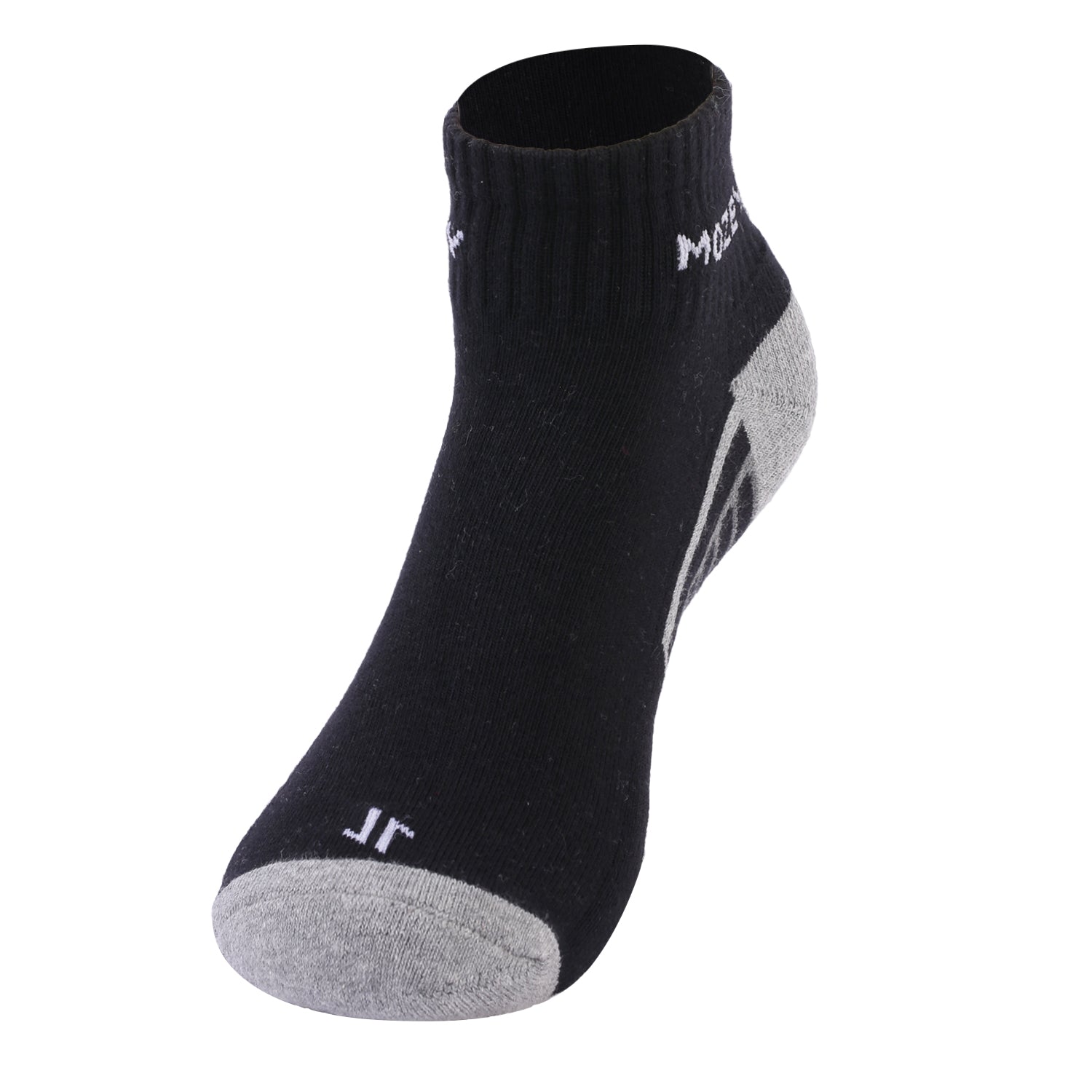 Ankle Activewear Unisex Socks, Premium Cotton Blend, Comfortable, Versatile Design, Ideal for Gym & Sports Wear (Black/Grey)