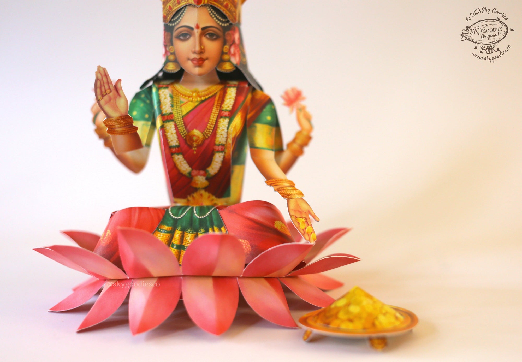 DIY Paper Craft Kit - Lakshmi, Fun Craft Kit, Ideal for Festival DÃ©cor, Creative DIY Project