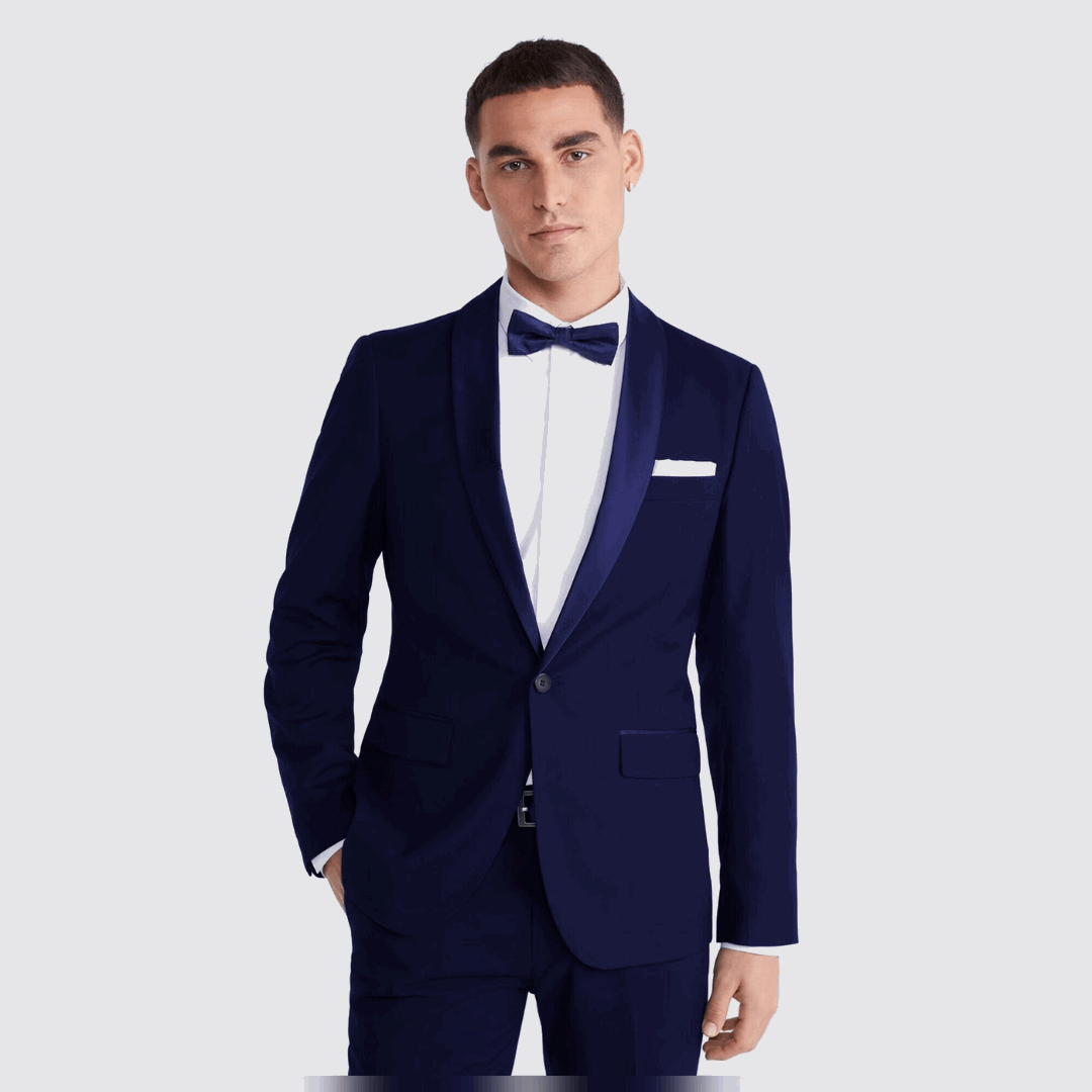 Blue Zodiac 2-Piece Business Suit for Men | Custom-Made Suit for Work & Festivals