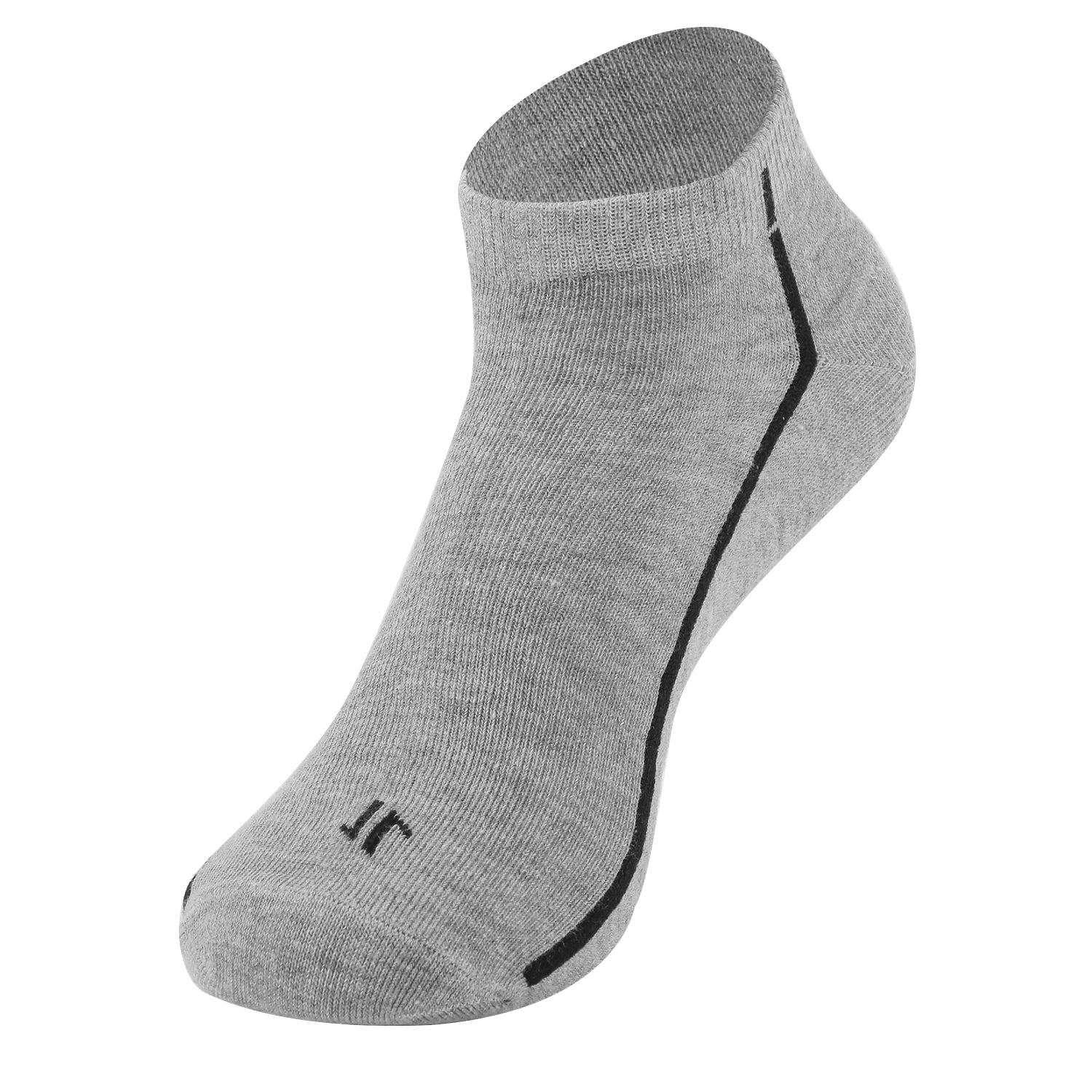 Ankle Plain Unisex Socks, Premium Cotton Blend, Comfortable, Versatile Design, Ideal for Gym & Daily Wear (Grey)