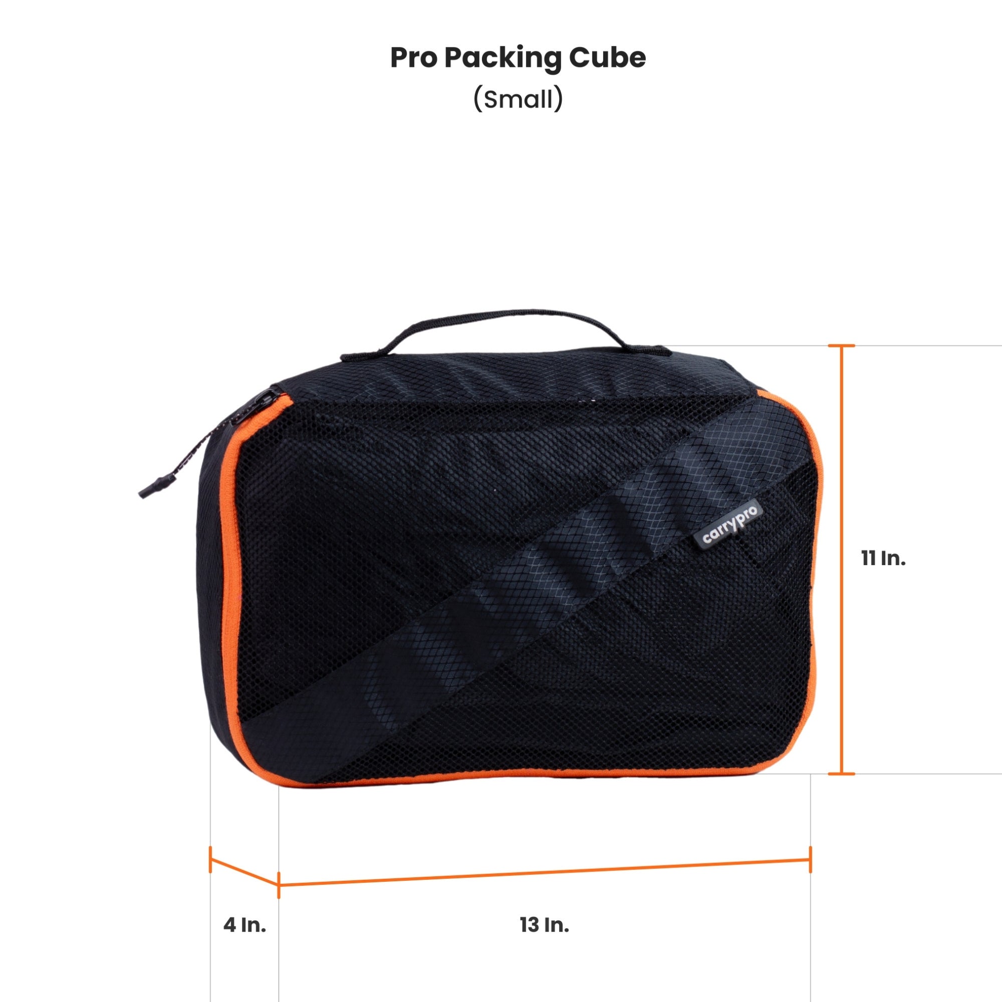 Pro Packing Cubes Travel Organiser | Water Resistant Travel Organizer with Shoe and Toiletry Bags | Black - Set of 6