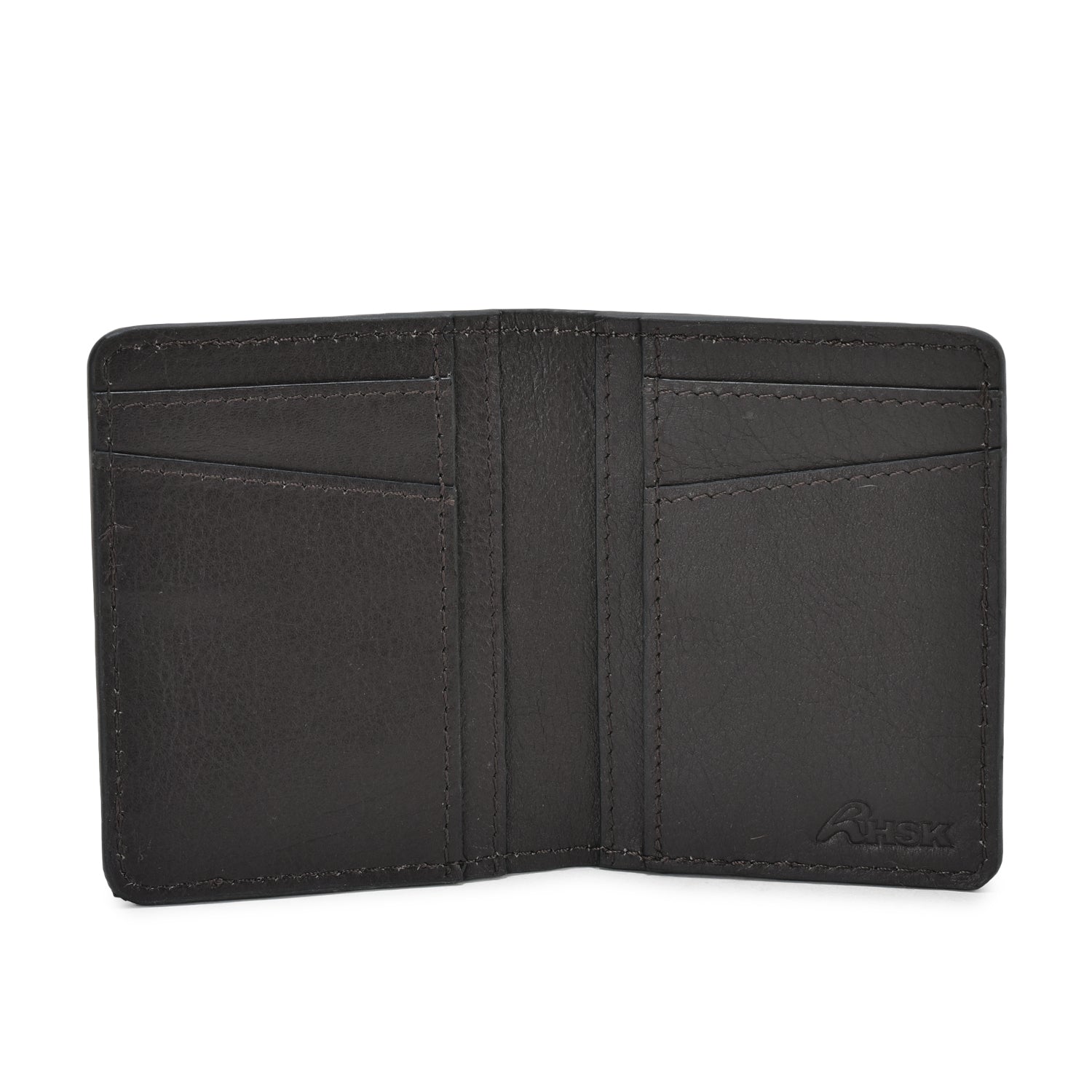 Plush Grain Card Holder, Durable Brown Leather, Stylish and Functional, Ideal for Everyday Use (Brown)