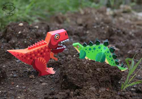 DIY Mini Dino, Fun Craft Kit, Ideal for Kids' DÃ©cor, Creative DIY Project,  (BOX SET 1 - Set of 6 )