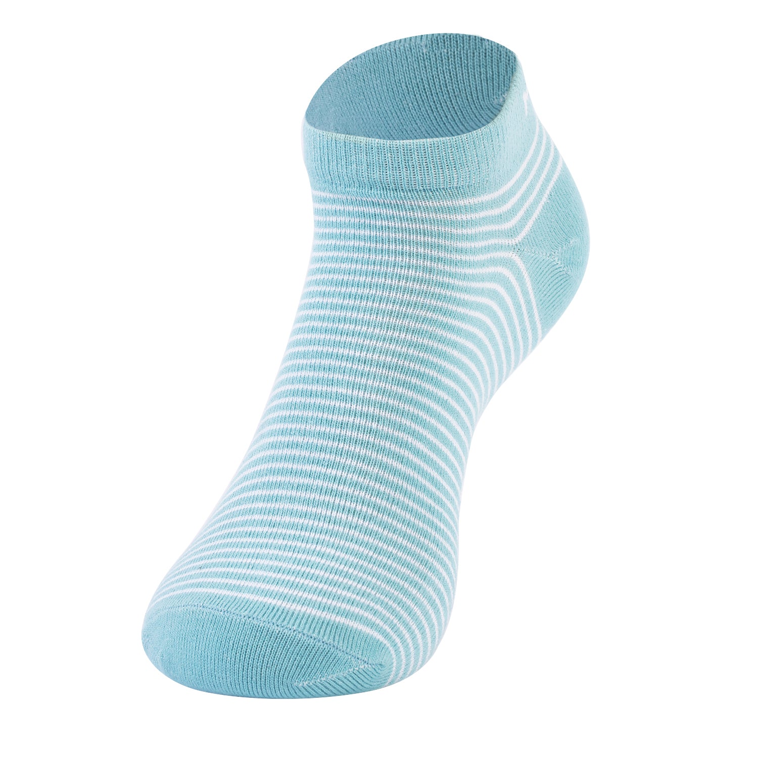 Ankle Women Sneaker Socks, Premium Cotton Blend, Lightweight & Durable, Superior Grip &  Perfect for Everyday and Casual Wear (Mint/White)