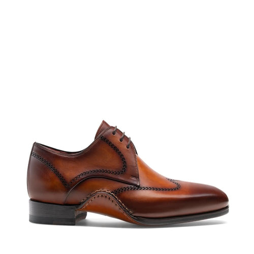 Men Grant Cuero Shoes, Goodyear Welted, Lightweight Design, Premium Leather, Hand-Finished Burnish, Cushioned Footbed