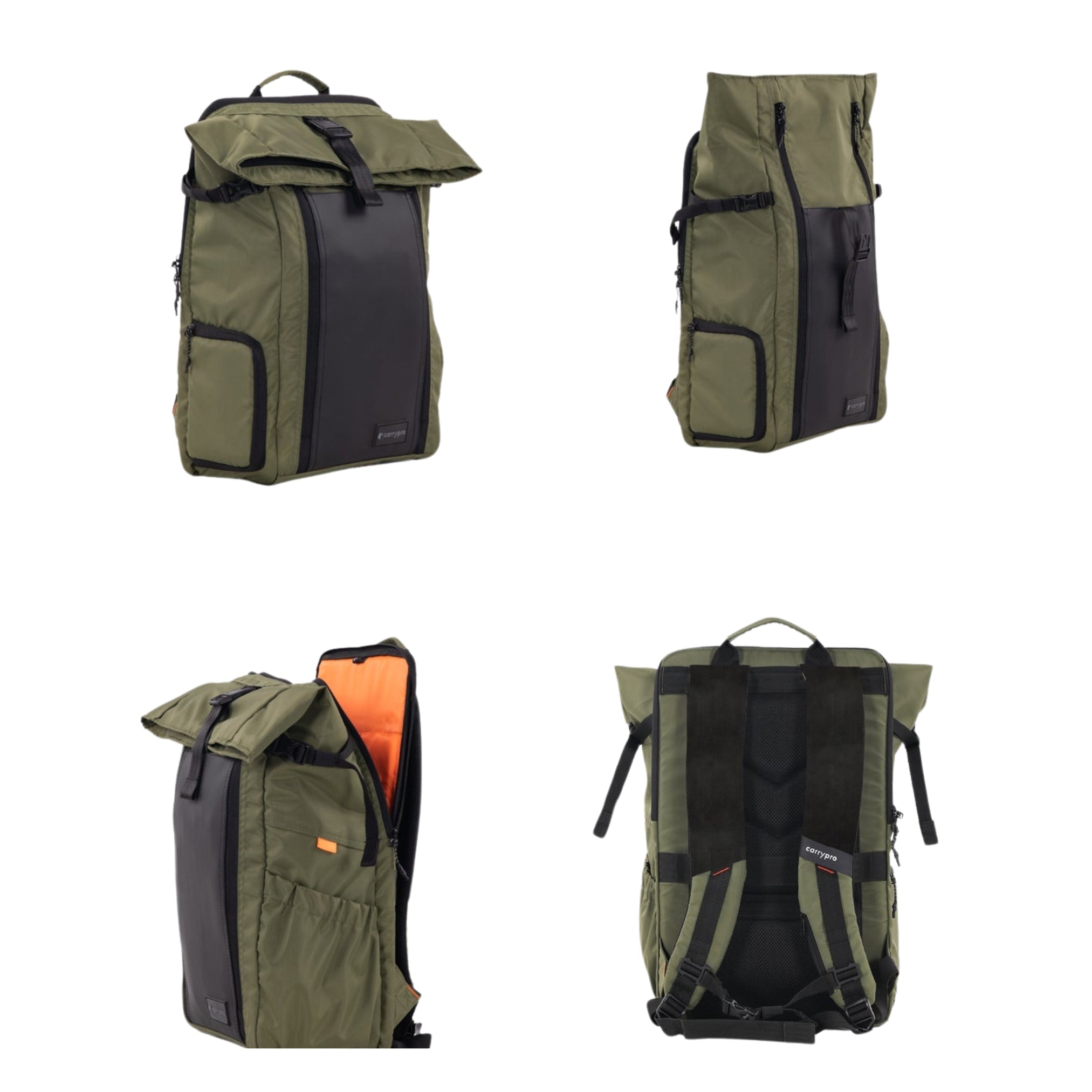 HOBO25 V3.0 Everyday Utility Rolltop Backpack with Laptop Compartment | Water Resistant Backpack with Removable Camera Box