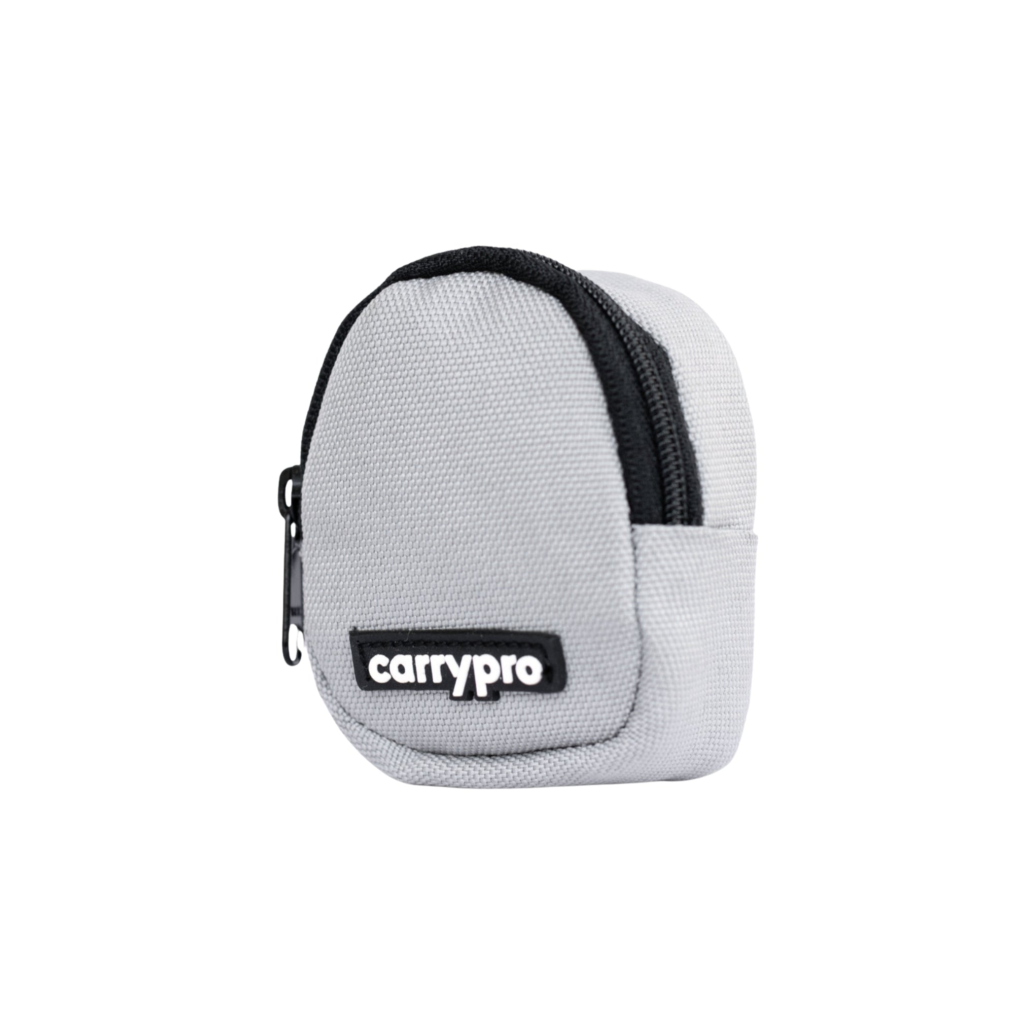 Pro Coin Pouch | Compact Coin Organizer with Zipper Closure and Detachable Hook | Mist Grey