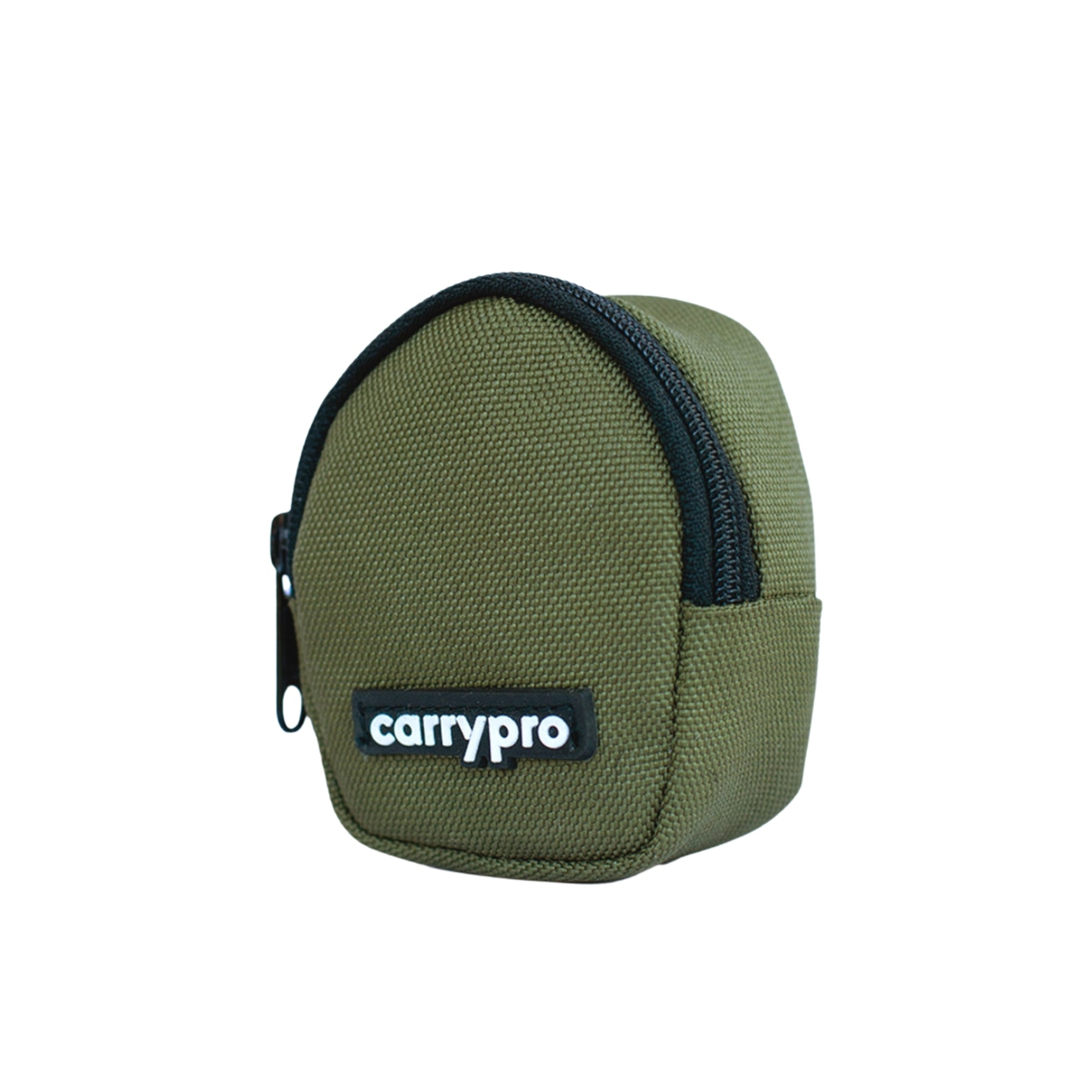 Pro Coin Pouch | Compact Coin Organizer with Zipper Closure and Detachable Hook | Olive Green