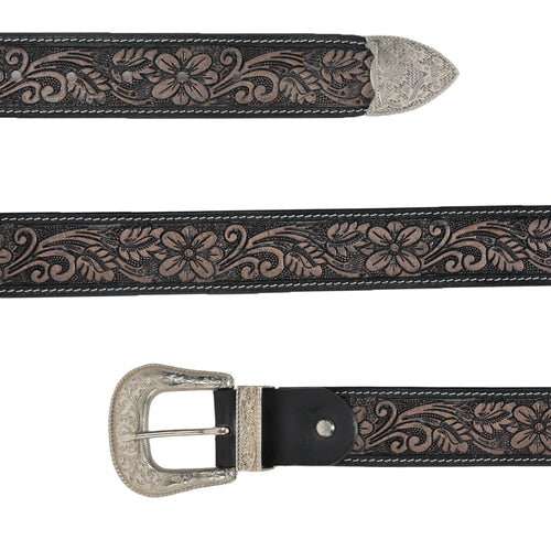 Handmade Unisex Western Belt, Premium Full Grain Leather, Classic Design, Ideal for Casual and Formal Use