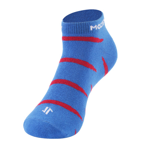 Ankle Multi-Color Unisex Socks, Premium Cotton Blend, Reinforced Heel & Toe, Lightweight & Breathable Design, Perfect For Everyday Comfort (Blue/Fuchsia)