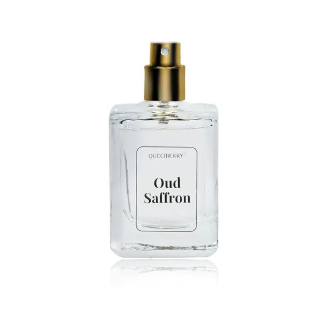 Oud Saffron Eau De Parfum, 50 ML – Premium Luxury Fragrance, Long-Lasting, Amber Musky Woody Scent, Perfect for Day & Night, Unisex, Oud & Sandalwood Notes, Ideal for Special Occasions