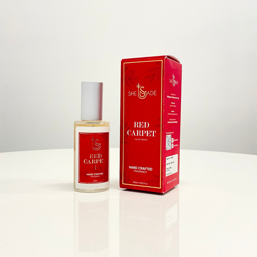 Red Carpet Perfume | Unisex Fragrance with Long-Lasting Notes of Plum, Grapefruit, Jasmine, Cedar & Amber Wood - 60 ml