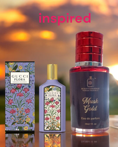 Musk Gold Perfume Spray, Perfume with a long-lasting scent, Classic and Timeless Fragrance for Men & Women