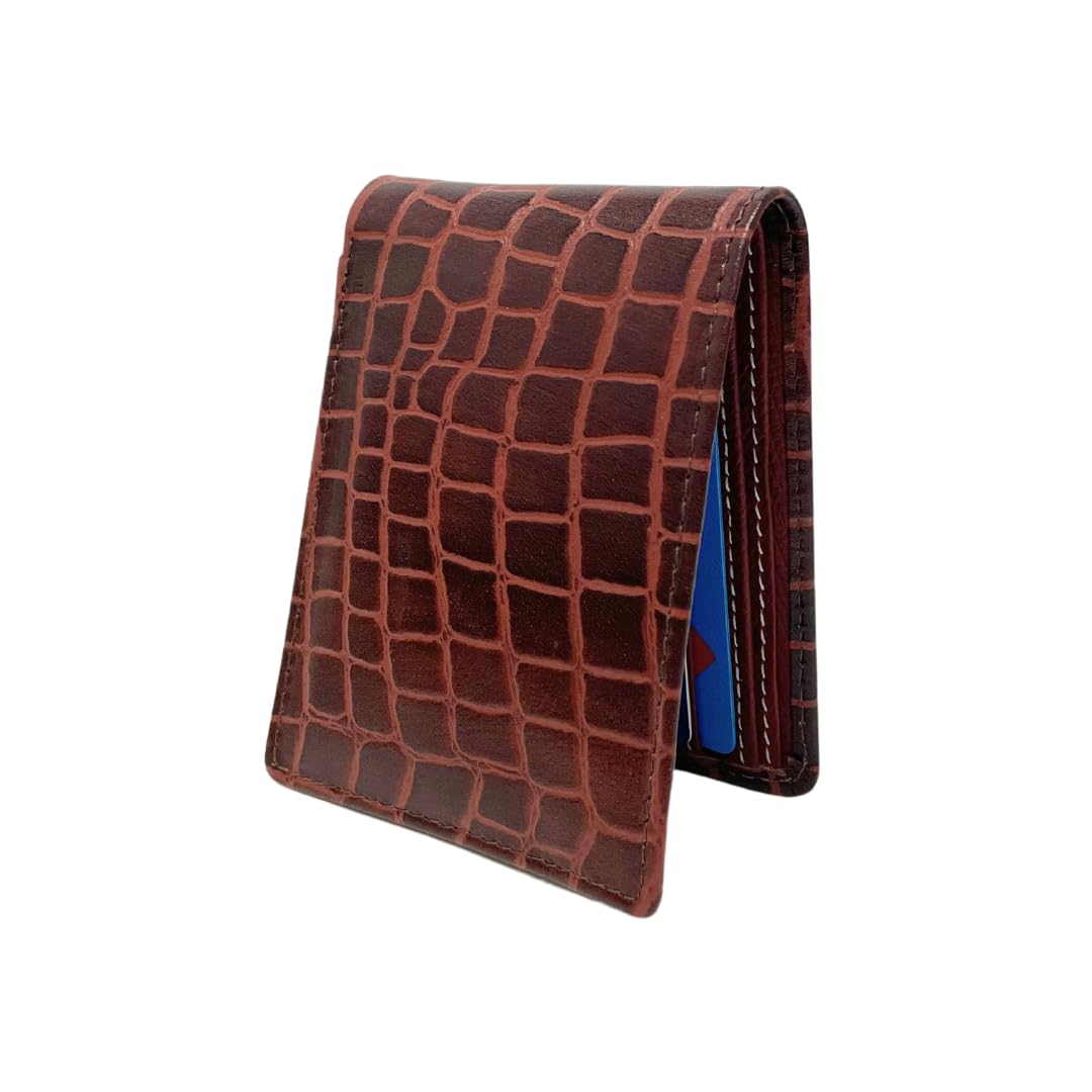 Genuine Leather Wallet for Men | Bifold Wallet with 6 Card Slots