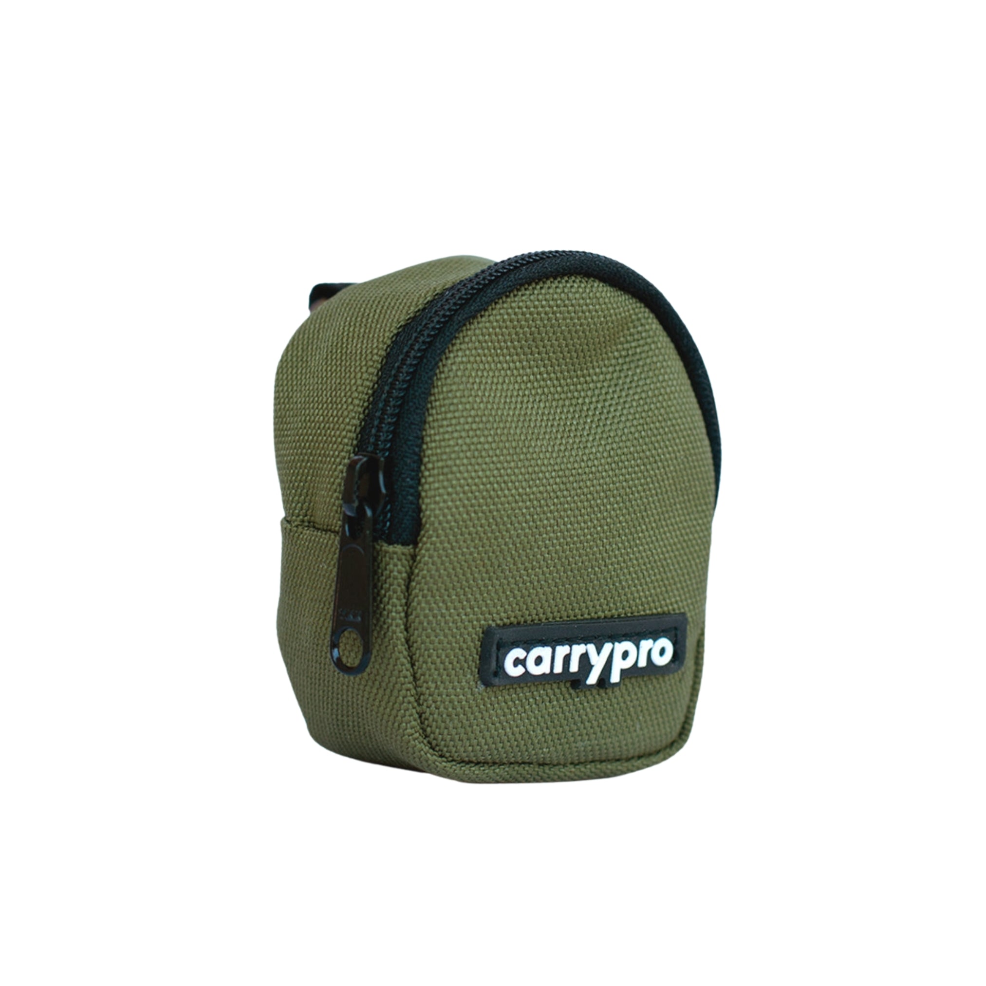 Pro Coin Pouch | Compact Coin Organizer with Zipper Closure and Detachable Hook | Olive Green