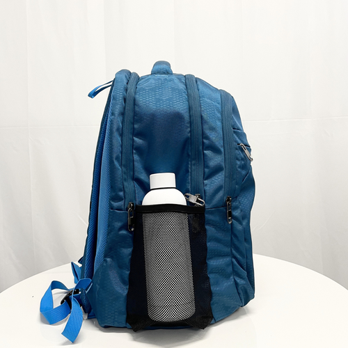 Perry Blue Laptop Backpack with Quick-Access Front Pocket | Backpack with 2-Compartment & 2 Pockects | 25L