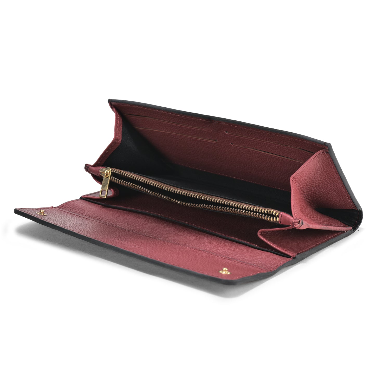 Hardley Croc Leather Wallet, Premium Maroon Leather, Compact and Stylish, Perfect for Daily Use and Special Occasions (Maroon)