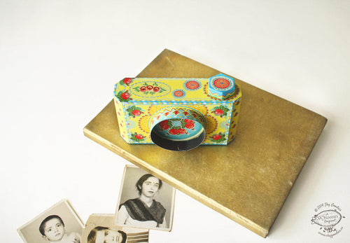 DIY Camera - COLORFUL YELLOW, Fun Craft Kit, Ideal for Home DÃ©cor, Creative DIY Project