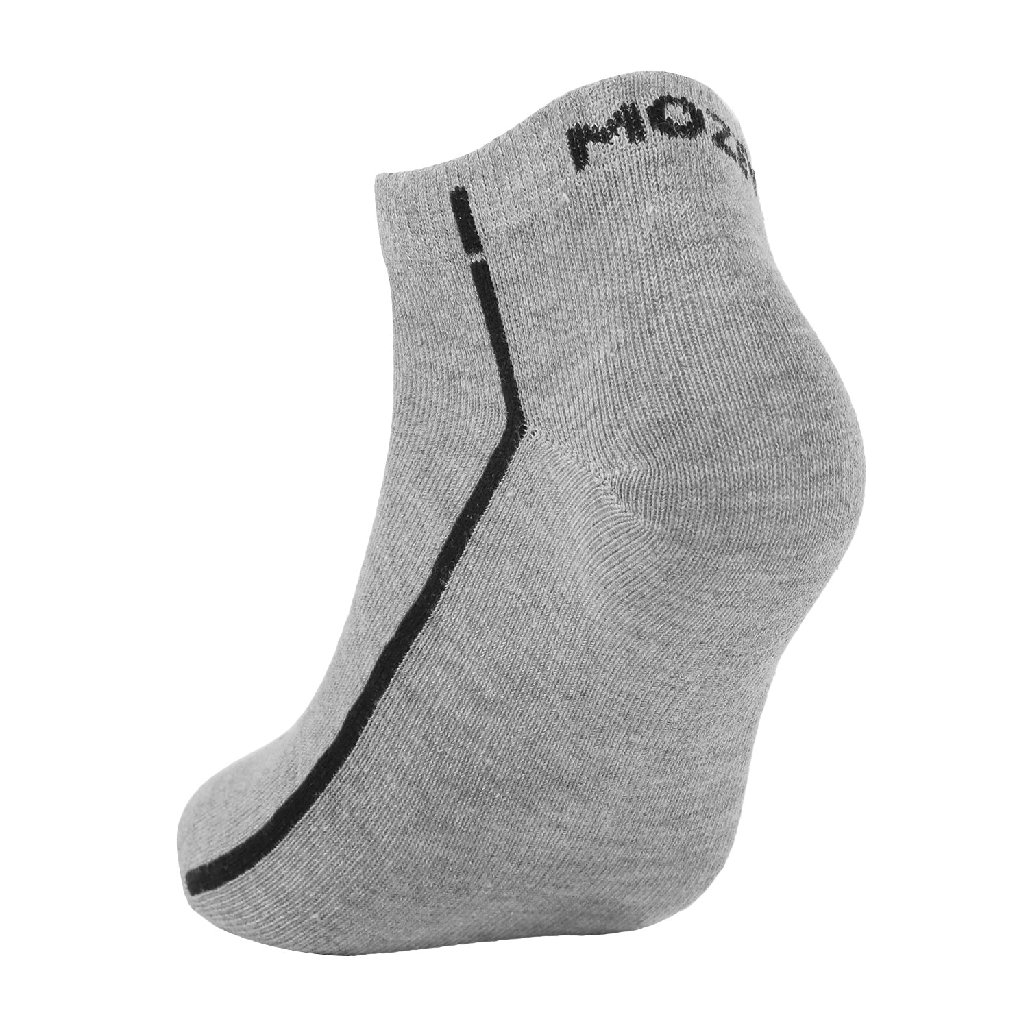 Ankle Plain Unisex Socks, Premium Cotton Blend, Comfortable, Versatile Design, Ideal for Gym & Daily Wear (Grey)