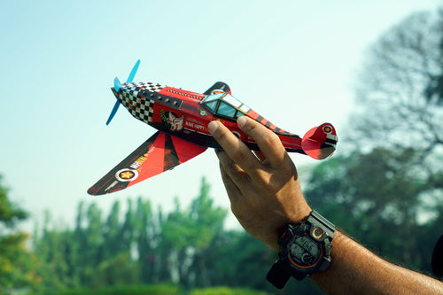 DIY Candy Bomber Airplane, Fun Craft Kit, Ideal for Home DÃ©cor, Creative DIY Project