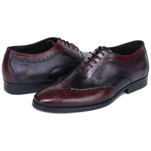 Bemer-X, Quarter Brouge Oxford, Premium Leather, Cushioned Footbed, Breathable Lining, Goodyear Welted, Brogue Pattern, Hand-Finished Burnish