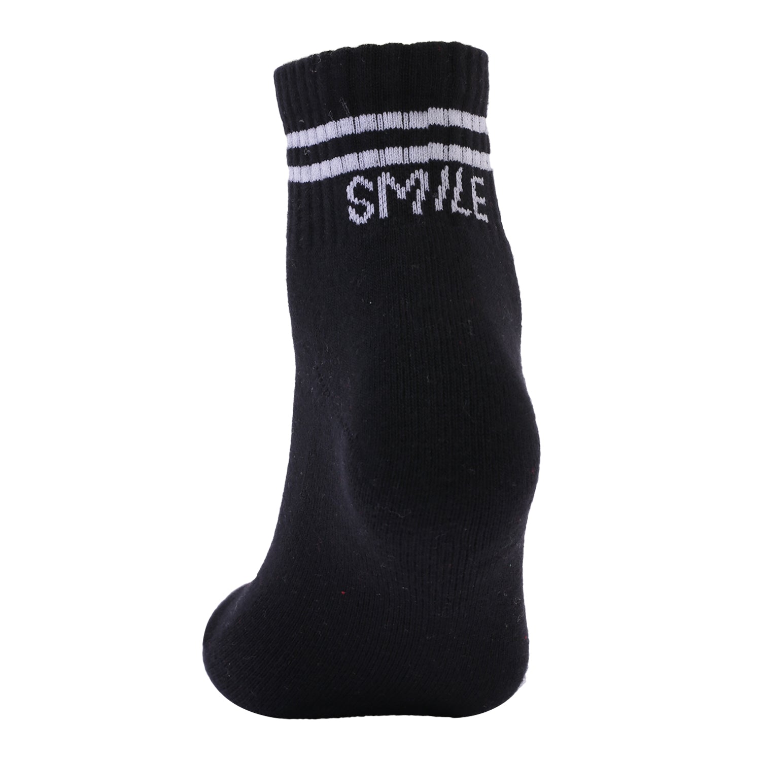 Quarter Lifestyle Unisex Socks, Premium Cotton Blend, Versatile Design, Durable & Superior Grip, Comfort & Everyday Style (Black/White)