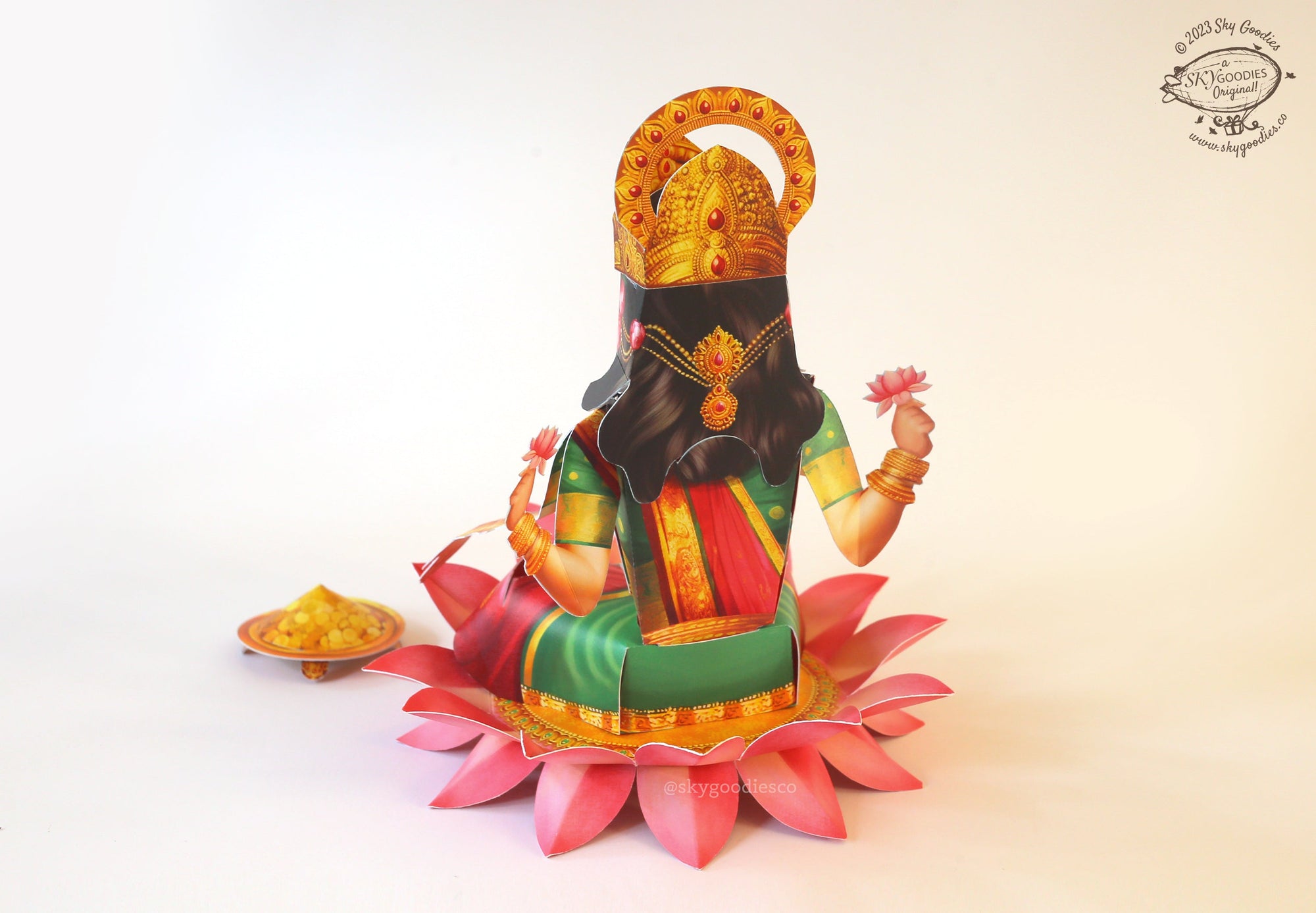 DIY Paper Craft Kit - Lakshmi, Fun Craft Kit, Ideal for Festival DÃ©cor, Creative DIY Project