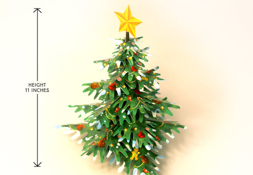 Paper Christmas Tree, DIY Paper Craft Kit, 2-in-1 Design, Ideal for Holiday DÃ©cor, Fun Crafting Activity