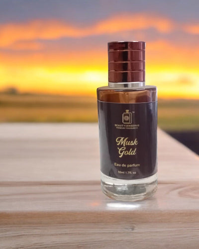 Musk Gold Perfume Spray, Perfume with a long-lasting scent, Classic and Timeless Fragrance for Men & Women