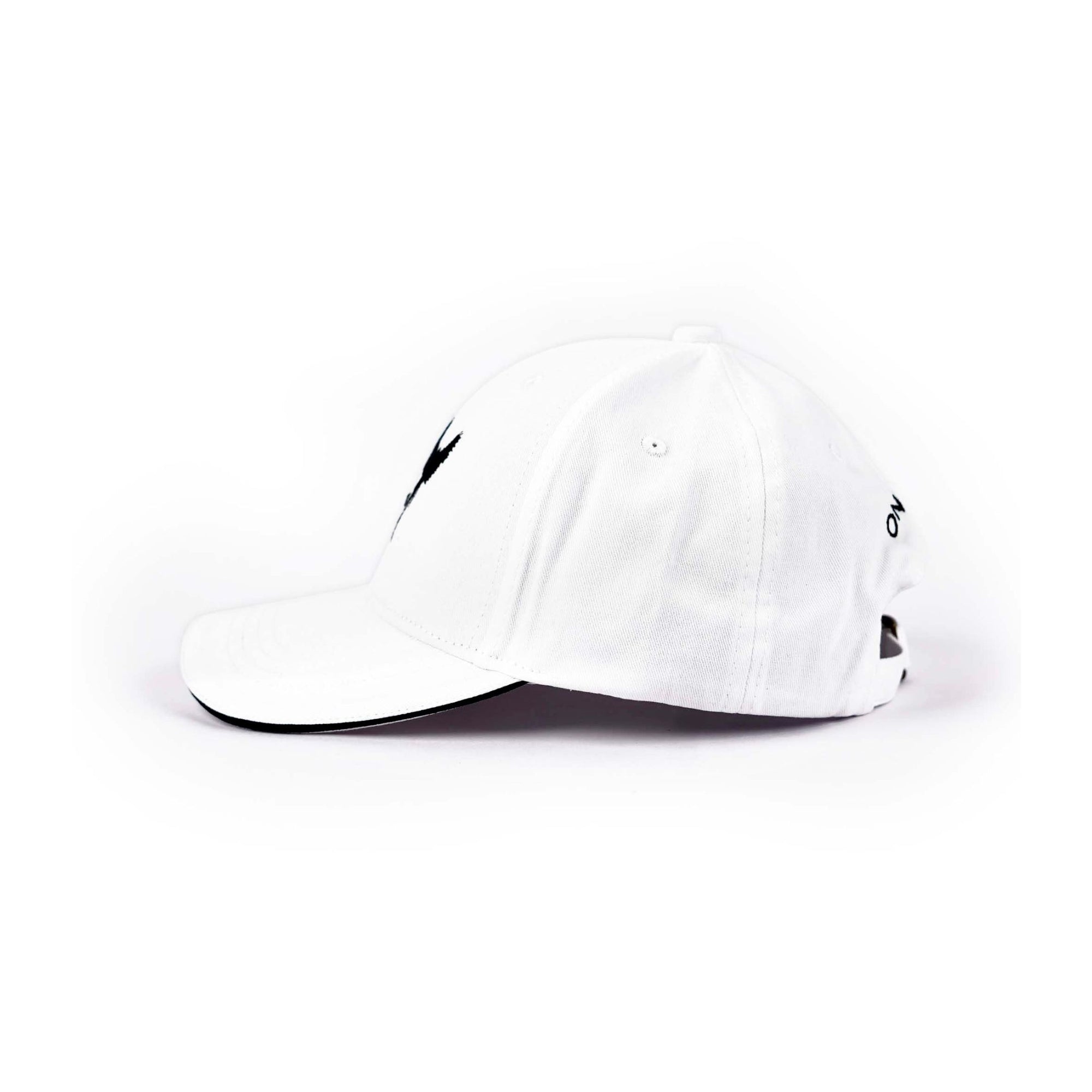 Oneword Baseball Cap Adjustable Size for Running Workouts and Outdoor Activities, Soft Cotton Cap ( White )