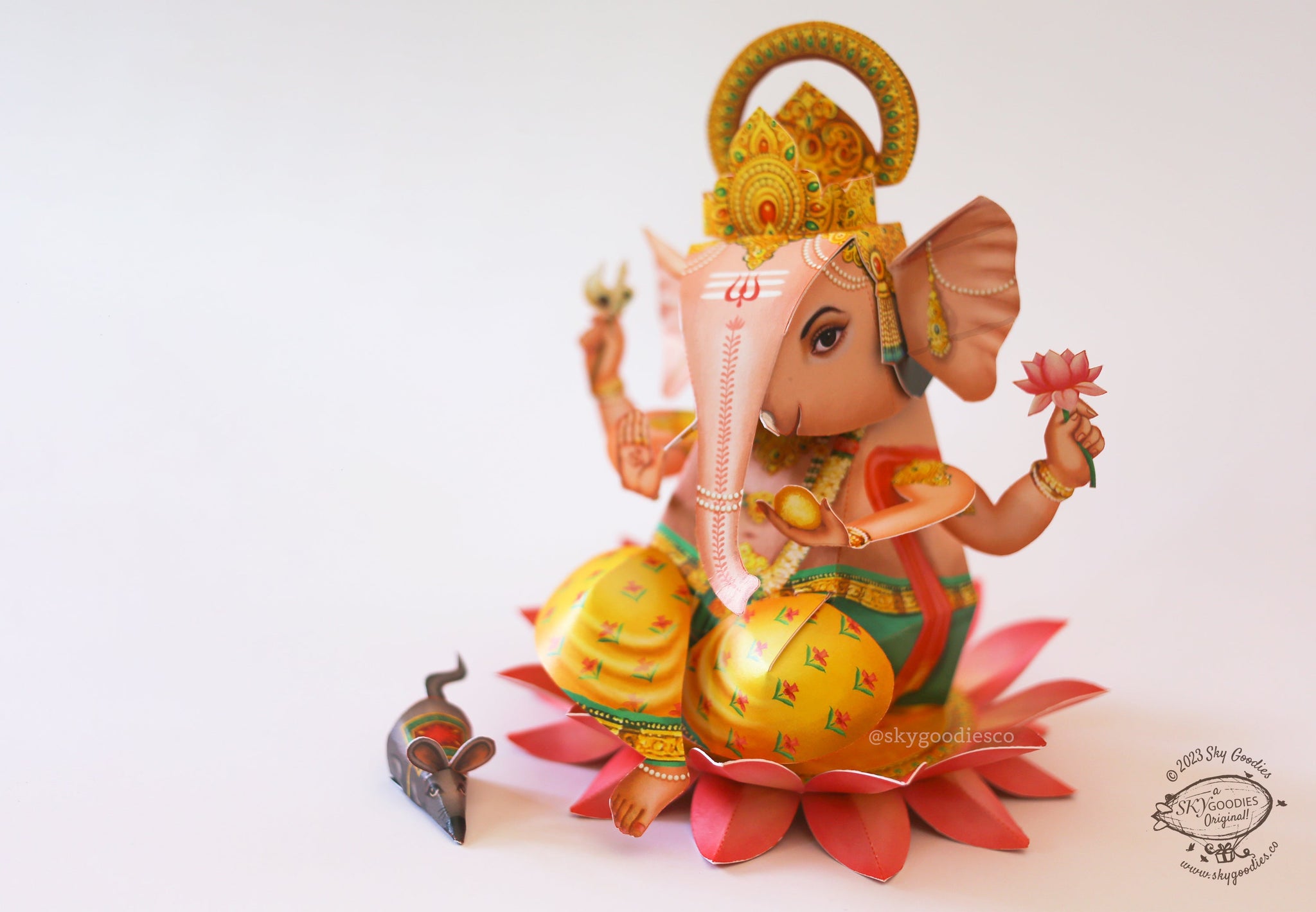 DIY Paper Craft Kit - Ganesha, Fun Craft Kit, Ideal for Festival DÃ©cor, Creative DIY Project