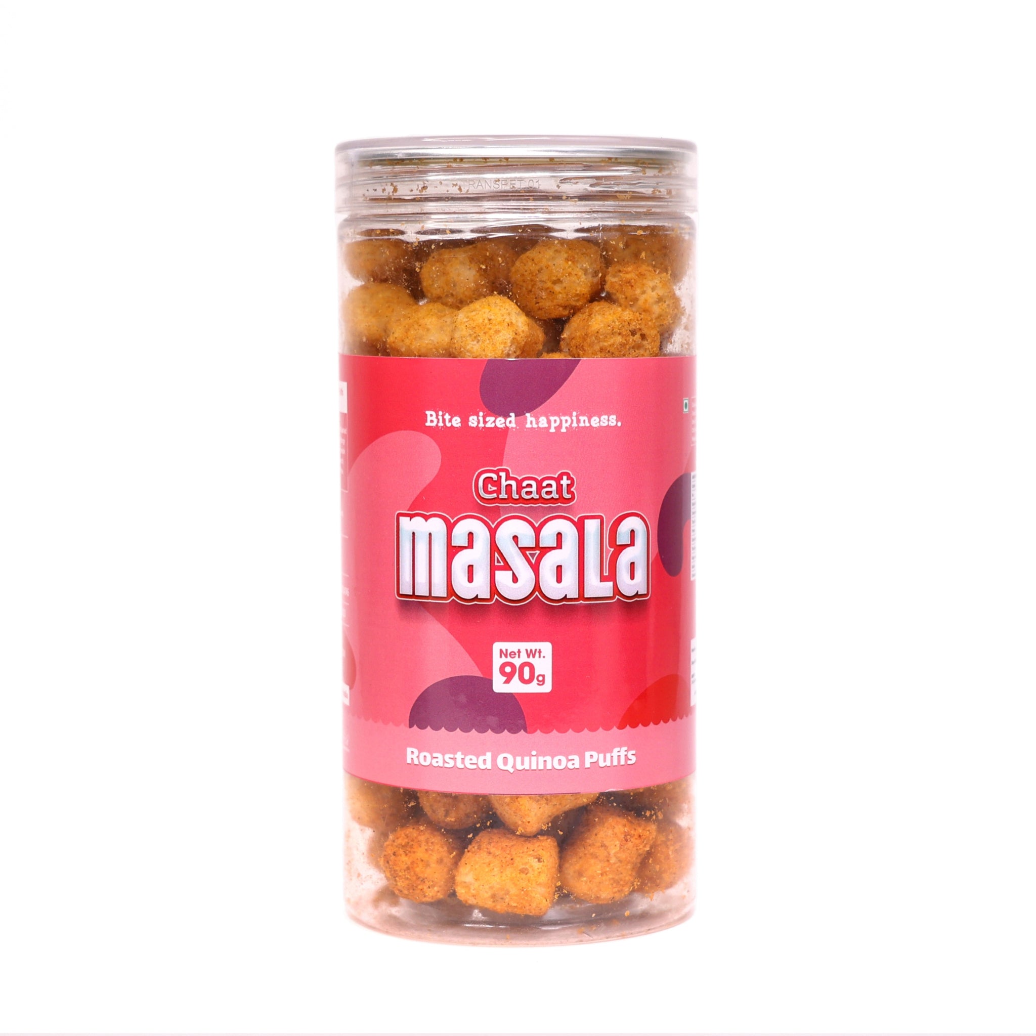 Crack A Nut's Chaat Masala Roasted Multi-Grain Puffs, Savory & Healthy Snack, Packed with Protein & Low in Sugar, Lightly Roasted Multi-Grain Goodness, Perfect for Cravings & Guilt-Free Indulgence, 100g.