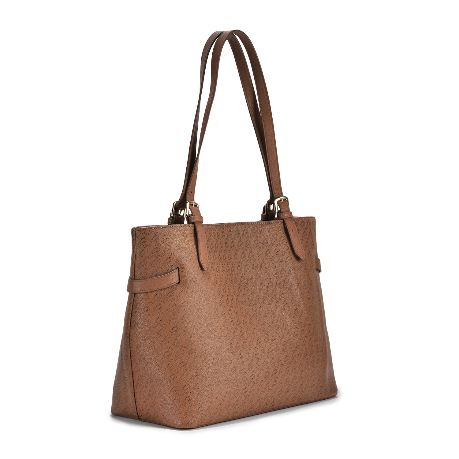 Signature Grain Leather Tode, Premium Brown Leather, Spacious and Stylish, Perfect for Everyday Use and Travel (Brown)