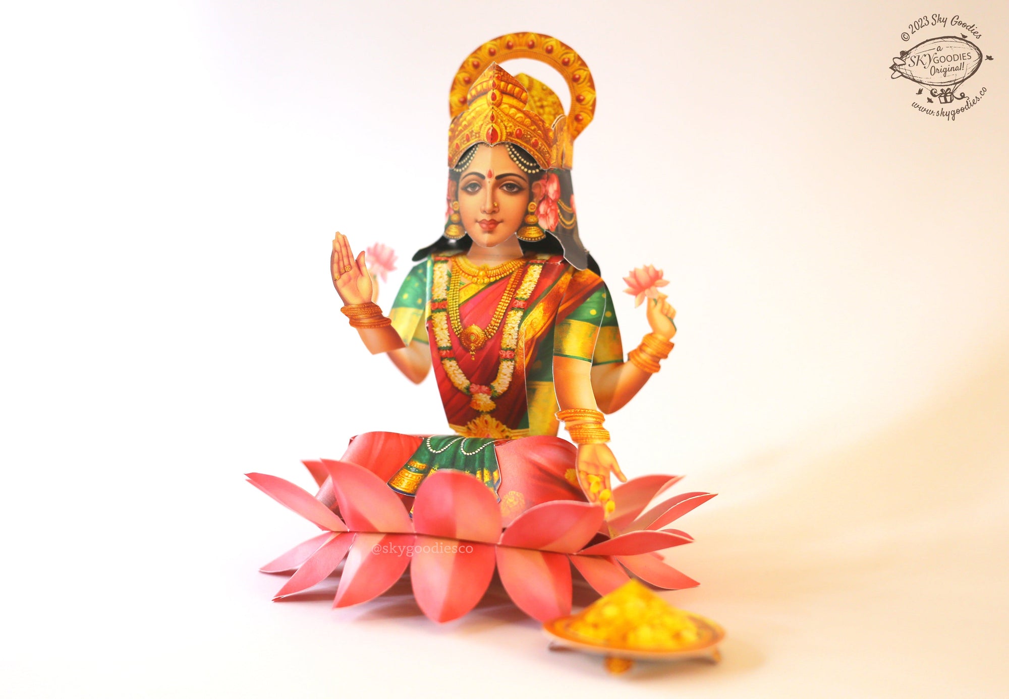 DIY Paper Craft Kit - Lakshmi, Fun Craft Kit, Ideal for Festival DÃ©cor, Creative DIY Project